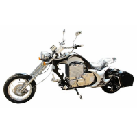 Электромотоцикл GreenCamel Chopper C200, 72V 3000W R15 Черный