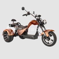 Электроскутер CityCoco SKYBOARD Trike Chopper-2000 Коричневый