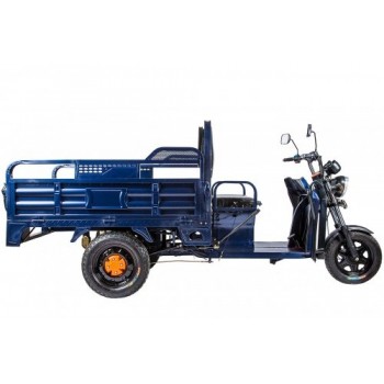 Грузовой электротрицикл Rutrike D2 1500 60V1000W синий