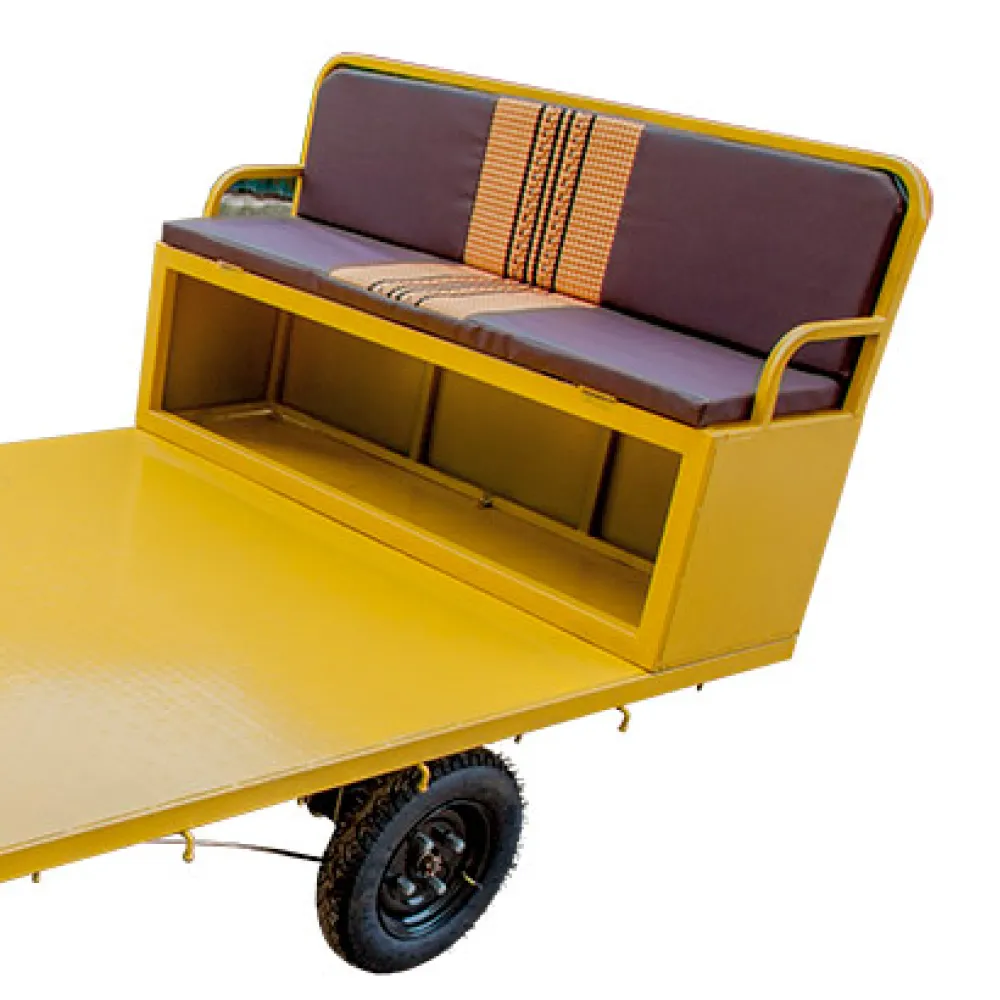 Платформенная тележка электрическая RuTrike ПОСТ ПАССАЖИР 7